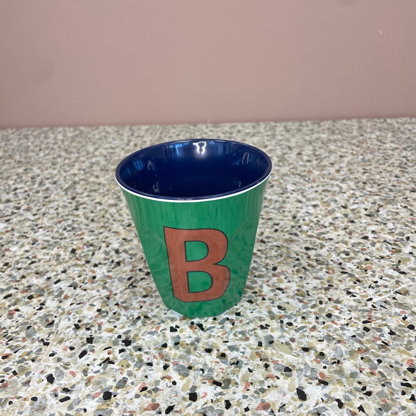 Gobelet alphabet 🦋(bleu)